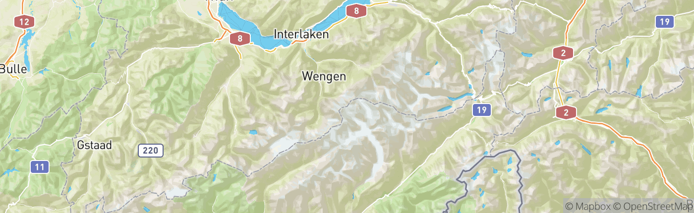 Mapa Švajčiarsko