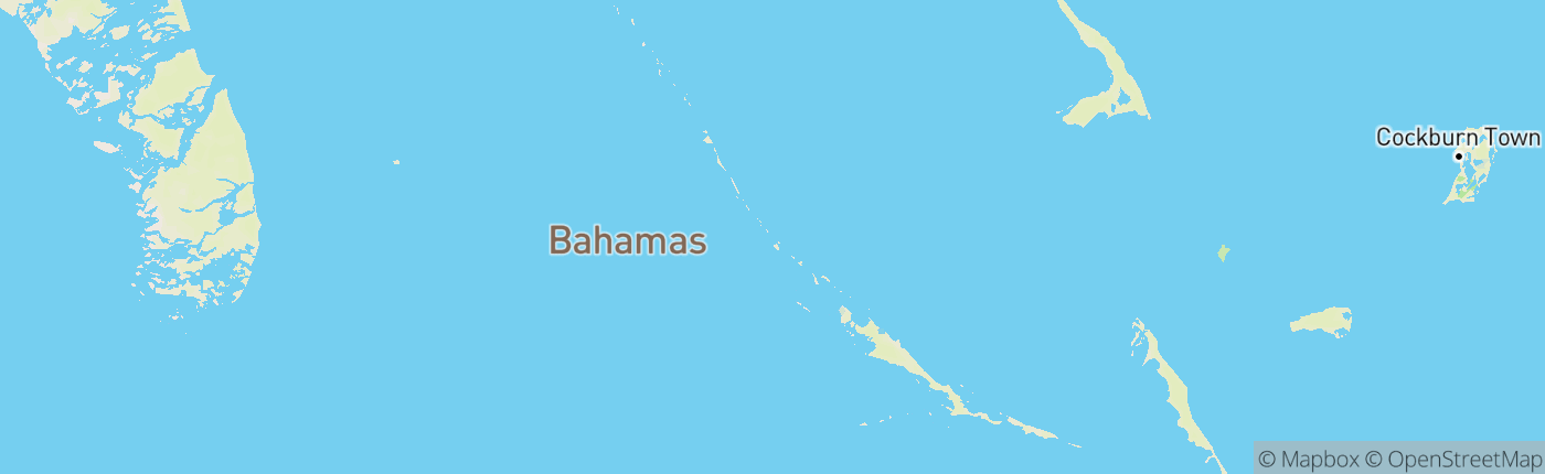 Mapa Bahamy