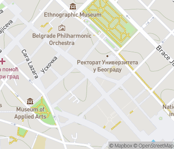 Mapa lokality Belehradský medzník