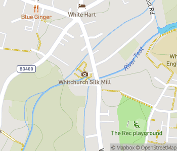 Mapa lokality Mlyn na hodváb Whitchurch