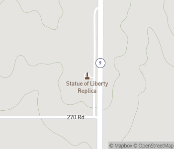 Mapa lokality Replika Sochy slobody