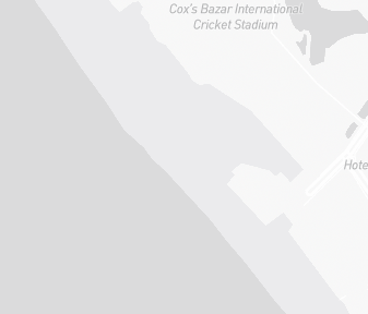 Mapa lokality Pláž Cox's Bazar