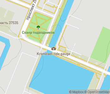 Mapa lokality Morský merač Kronshtadt