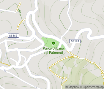 Mapa lokality Mestský park Palmenti