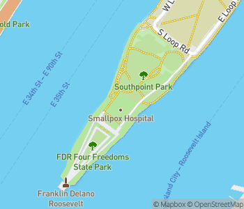 Mapa lokality Nemocnica na Roosevelt Island