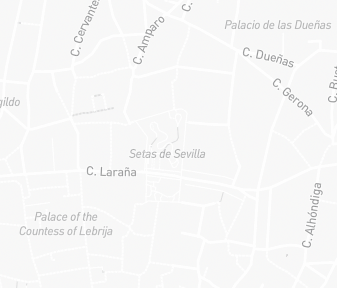 Mapa lokality Metropol Parasol