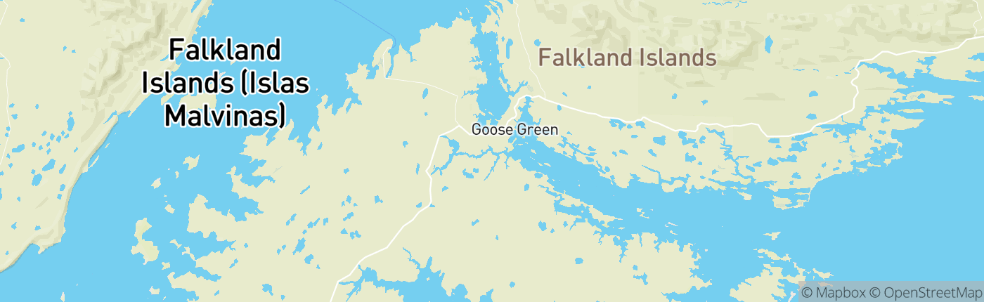 Mapa Falklandy