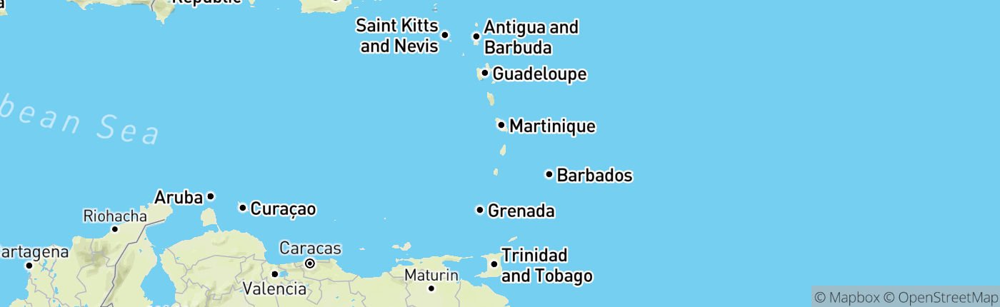 Mapa Svätá Lucia
