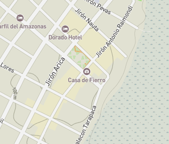 Mapa lokality Železný dom