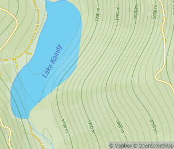 Mapa lokality Jazero Kaindy