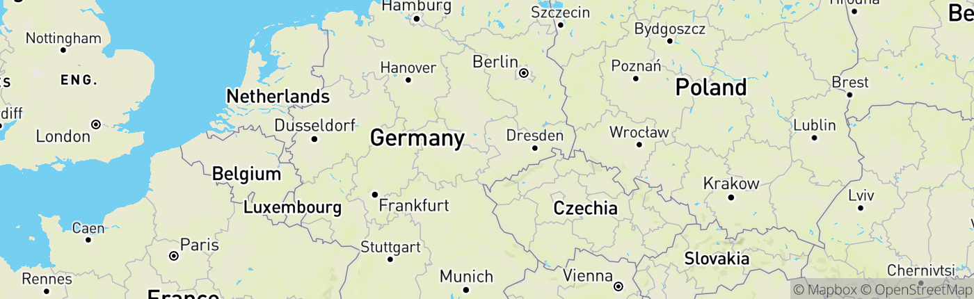 Mapa Nemecko