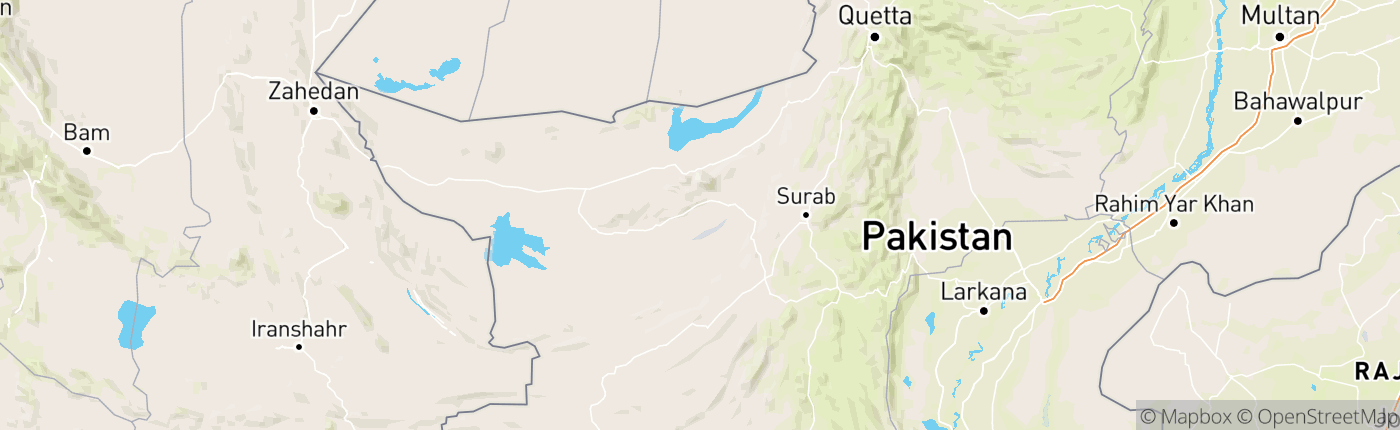 Mapa Pakistan
