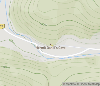 Mapa lokality Cela svätého Daniila Sihastrula