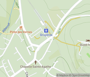 Mapa lokality La Maison du Gruyère