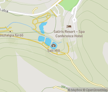 Mapa lokality Egerszalók: Maďarská kópia tureckých Pamukkale