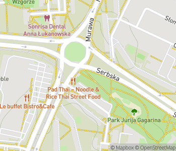 Mapa lokality Pomník Jurija Gagarina v Poznani