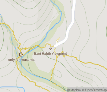 Mapa lokality Wadi Bani Habib