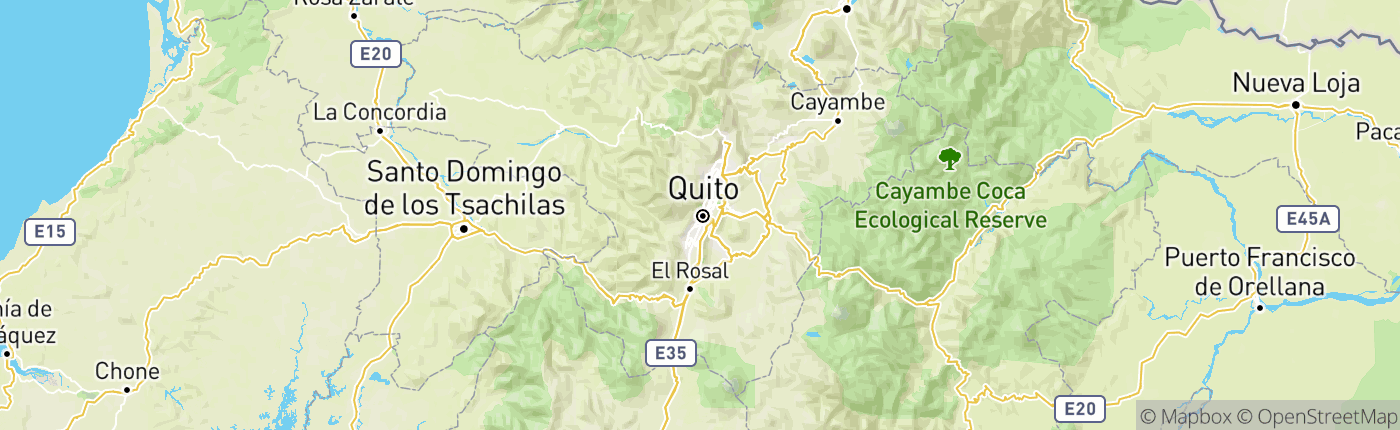 Mapa Ekvádor