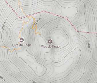 Mapa lokality Fogo