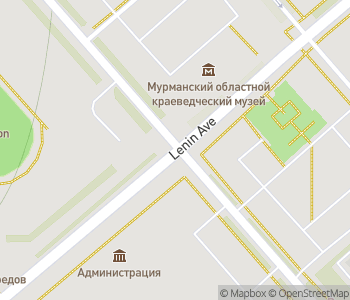 Mapa lokality Murmansk