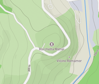 Mapa lokality Rocchetta Mattei