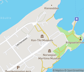 Mapa lokality Múzeum Kon-Tiki