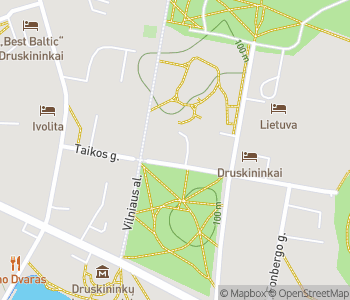 Mapa lokality Hotel Pušynas