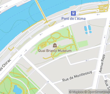 Mapa lokality Múzeum Quai Branly