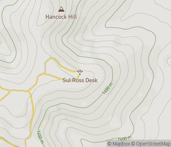 Mapa lokality Stôl Sul Ross