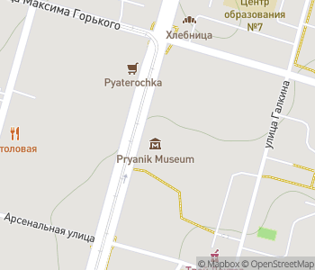 Mapa lokality Múzeum Tula Pryanik