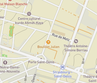 Mapa lokality Bouillon Julien