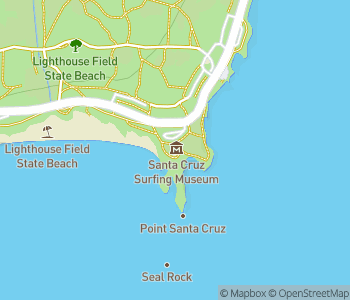 Mapa lokality Múzeum surfovania v Santa Cruz