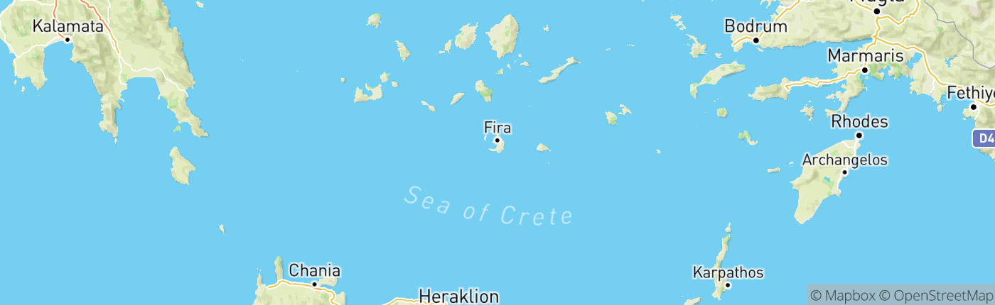 Mapa Grécko