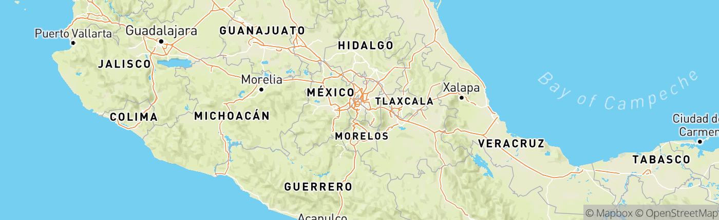 Mapa Mexiko