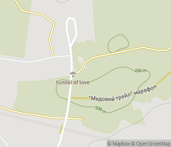 Mapa lokality Tunel lásky