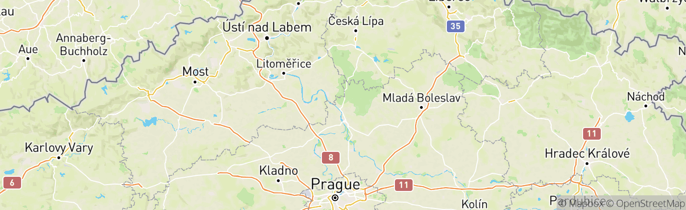 Mapa Česko