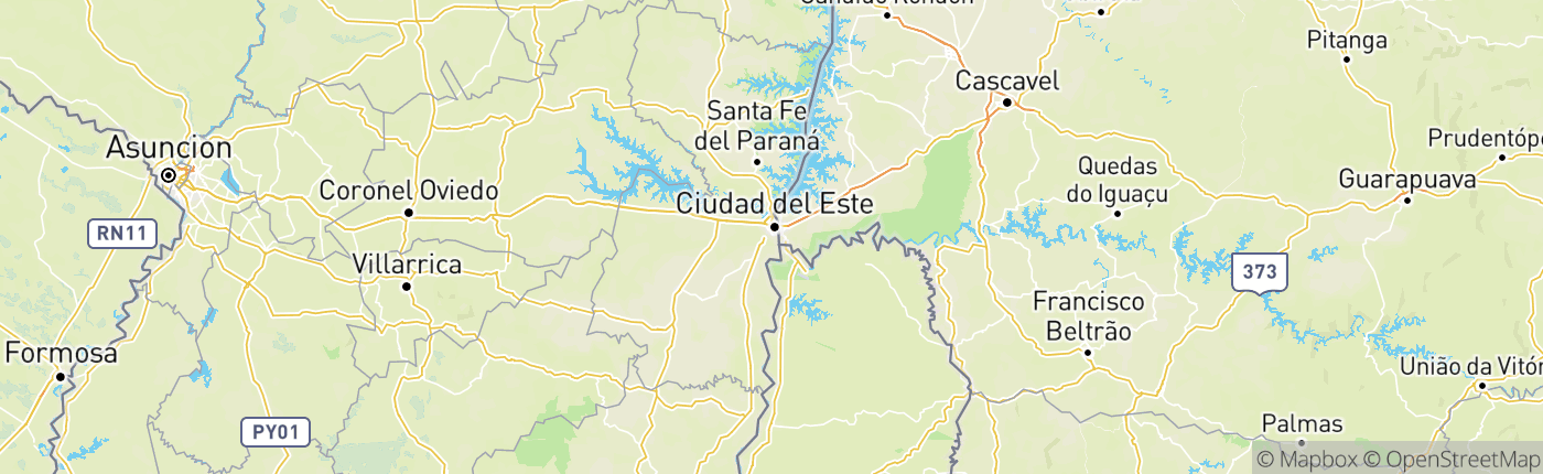 Mapa Paraguaj