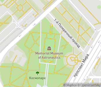 Mapa lokality Pamätné múzeum kozmonautiky