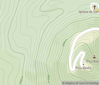 Mapa lokality Pico Basilé