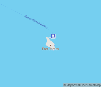 Mapa lokality Ostrov Kunta Kinteh