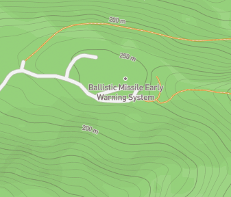 Mapa lokality Opustená radarová základňa na Trinidade