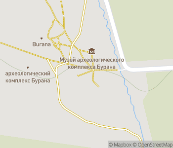 Mapa lokality Veža Burana
