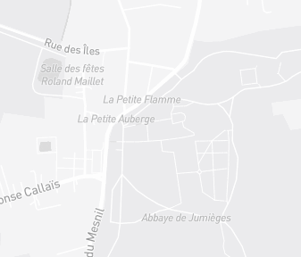 Mapa lokality Ruiny opátstva Jumiège