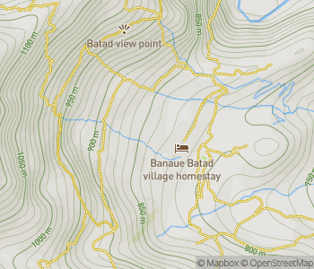Mapa lokality Ryžové terasy na Filipínach