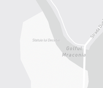 Mapa lokality Decebalova hlava