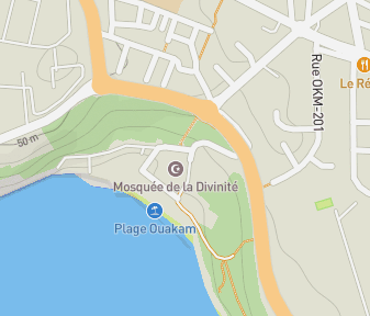 Mapa lokality Mešita božstva