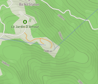 Mapa lokality Bà Nà Hills