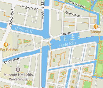 Mapa lokality Leidenský monumentálny pisoár