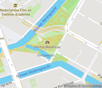 Mapa lokality Hortus Botanicus Amsterdam