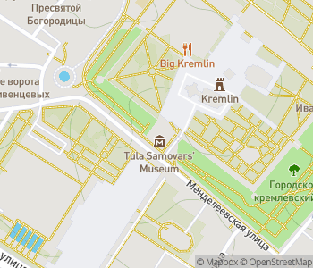 Mapa lokality Múzeum samovarov v Tule